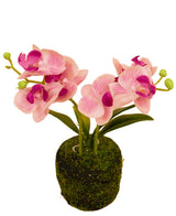 Kunst Orchidee 22 cm roze