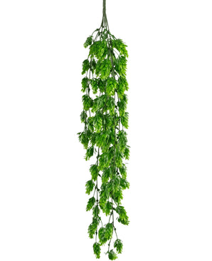 Kunst hangplant Hop 80 cm UV