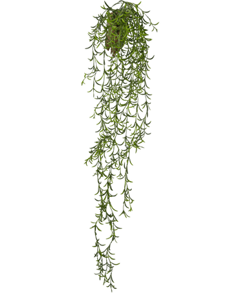 Kunst hangplant Senecio 86 cm