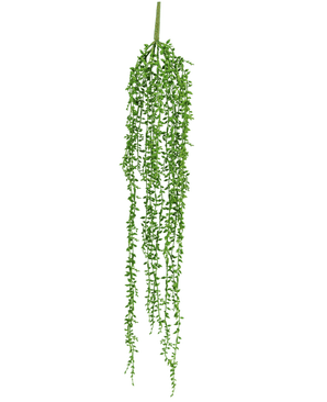 Kunst hangplant Senecio 91 cm