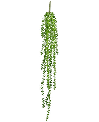 Kunst hangplant Senecio 91 cm