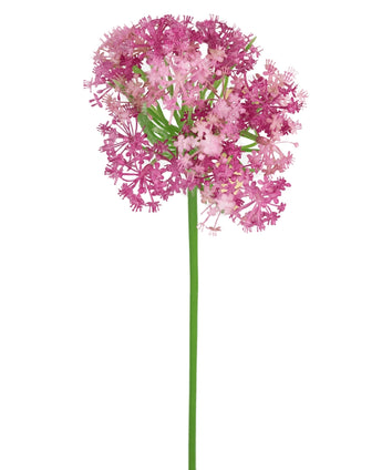 Kunstbloem Allium 60 cm paars