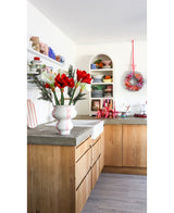 Kunstbloem Amaryllis Real Touch wit 66 cm
