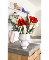 Kunstbloem Amaryllis Real Touch wit 66 cm