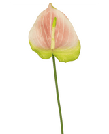 Kunstbloem Anthurium 68 cm roze