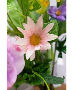 Kunstbloem Aster 60 cm roze