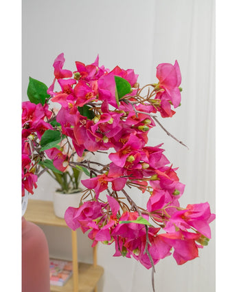 Kunstbloem Bougainvillea 90 cm paars