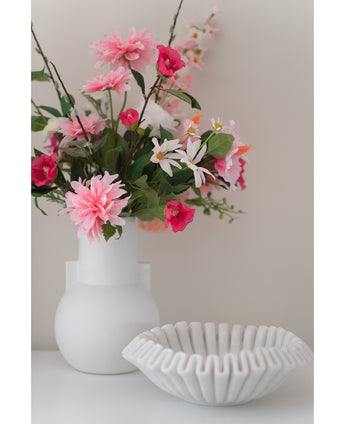 Kunstbloem Cammellia 80 cm roze
