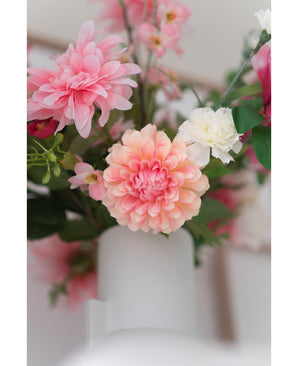 Kunstbloem Dahlia 50 cm roze
