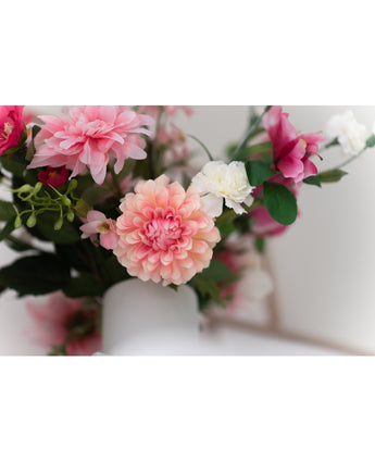 Kunstbloem Dahlia 50 cm roze
