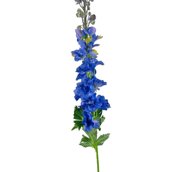 Kunstbloem Delphinium 79 cm blauw