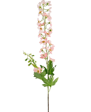 Kunstbloem Delphinium 79 cm lichtroze