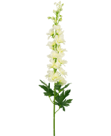 Kunstbloem Delphinium 79 cm wit