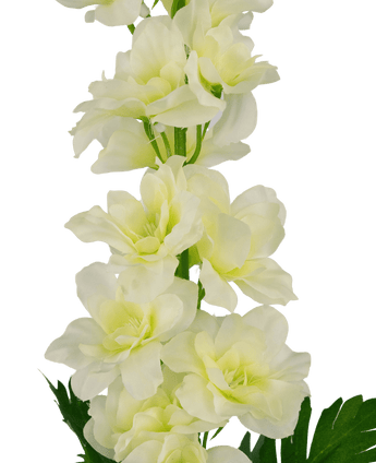 Kunstbloem Delphinium 79 cm wit