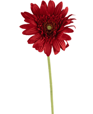 Kunstbloem Gerbera 53 cm rood