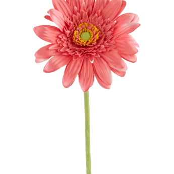 Kunstbloem Gerbera 55 cm roze