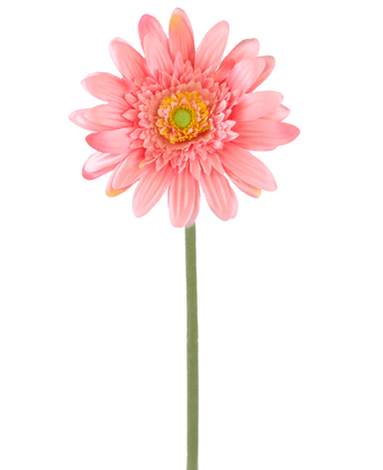 Kunstbloem Gerbera 55 cm roze