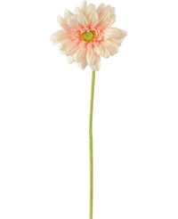 Kunstbloem Gerbera mini 47 cm zachtroze