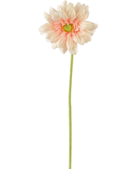 Kunstbloem Gerbera mini 47 cm zachtroze