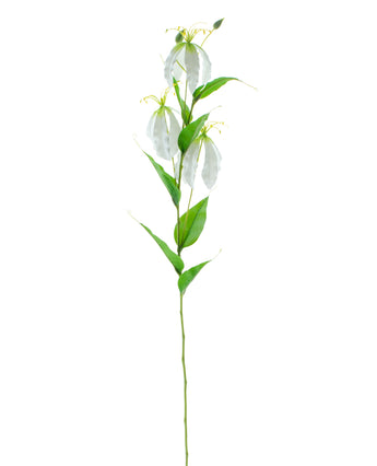 Kunstbloem Gloriosa Real Touch Wit 75 cm