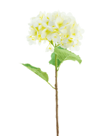 Kunstbloem Hortensia Real Touch Crème 58 cm