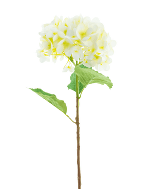 Kunstbloem Hortensia Real Touch Crème 58 cm