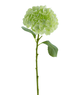 Kunstbloem Hortensia Real Touch Lichtgroen 49 cm