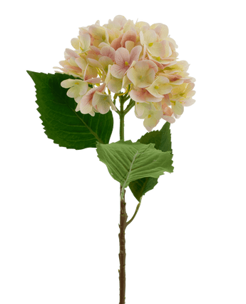Kunstbloem Hortensia Real Touch Roze 58 cm