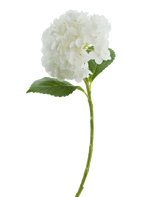 Kunstbloem Hortensia Real Touch Wit 49 cm