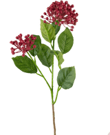 Kunstbloem Hydrangea 55 cm donkerroze