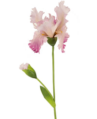 Kunstbloem Iris 80 cm roze