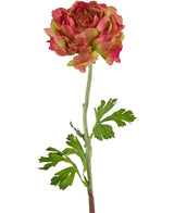 Kunstbloem Ranunculus 51 cm roze/groen