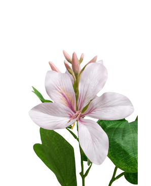 Kunstbloem Rhododendron 85 cm licht roze