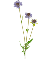 Kunstbloem Scabiosa 63 cm blauw