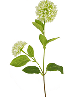 Kunstbloem Sneeuwbal/Viburnum 70 cm groen/wit