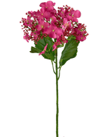 Kunstbloem Vlinder Hortensia 72 cm roze