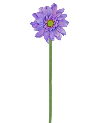 Kunstbloem mini Gerbera 47 cm lila