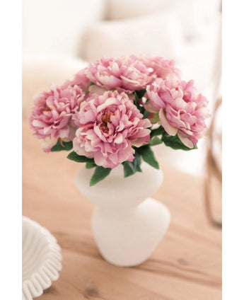 Kunstboeket Peony Light Pink 39 cm