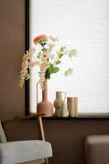 Kunstclematis Real Touch Roze/crème 88cm
