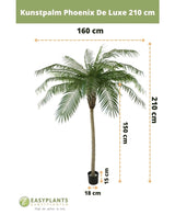 Kunstpalm Phoenix De Luxe 210 cm