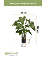 Kunstplant Alocasia 120 cm