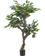 Kunstplant Ficus Crazy 120 cm