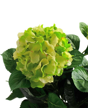 Kunstplant Hortensia 43 cm groen