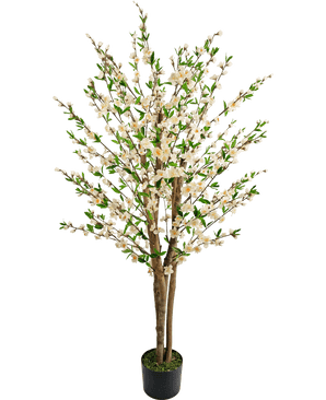 Kunstplant Kersenbloesem 150 cm crème