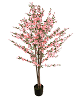 Kunstplant Kersenbloesem 180 cm roze
