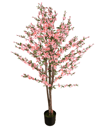 Kunstplant Kersenbloesem 180 cm roze