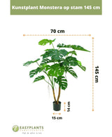 Kunstplant Monstera op stam 145 cm