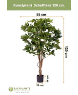 Kunstplant Schefflera 120 cm.