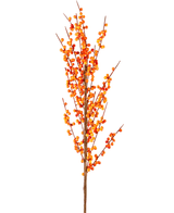 Kunsttak Ilex 100 cm oranje