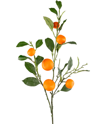 Kunsttak Mandarin 104 cm oranje